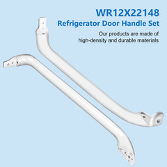 Door Handles Compatible for GE Refrigerator WR12X22148 WR12X20141 WR12X11011