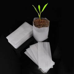 100PCS Non-woven Plant Grow Bags Nursery Bag Biodegradable Fabric Seedling Pot
