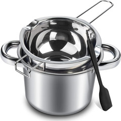 Double Boiler Pot Set 600ml Chocolate Melting Pot 304 Stainless Steel
