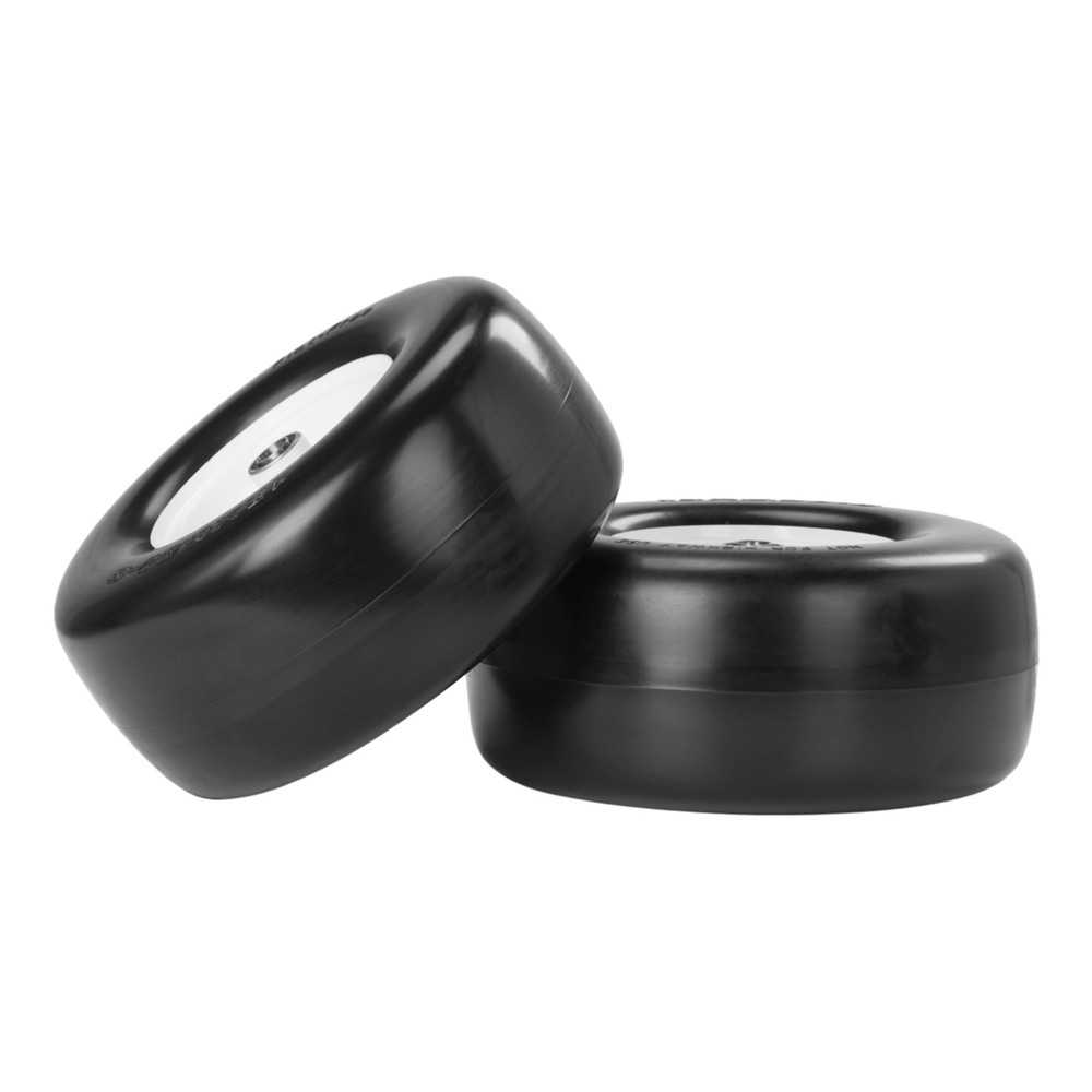2pcs 13×6.50-6 Flat Free Lawn Mower Tires and Wheel 13×6.5-6 13×6.5×6