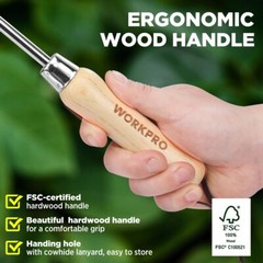WORKPRO 11.5 in Dandelion Weeder Puller Tool Stainless Steel Garden Weed Remover
