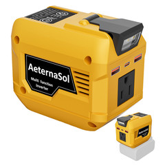 250W Power Inverter For Dewalt Battery 20V 110V 3 USB Outlet Portable Camping