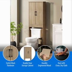 Mainstays Ardent Over-the-Toilet Bathroom Storage Cabinet, White