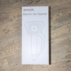 AMOSA Electric Jar Opener 120V Electric Less Than 300W White Plastic 10in
