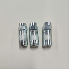 Heavy Duty 1/8 In. Npt Grease Gun Coupler Flat Nozzle (3-pack) USA