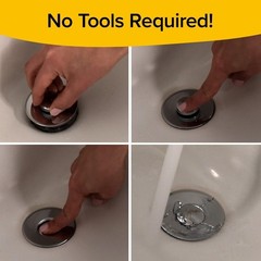 1Pcs Drain Magic Universal Sink Stopper, Instantly Replace Broken Stoppers New