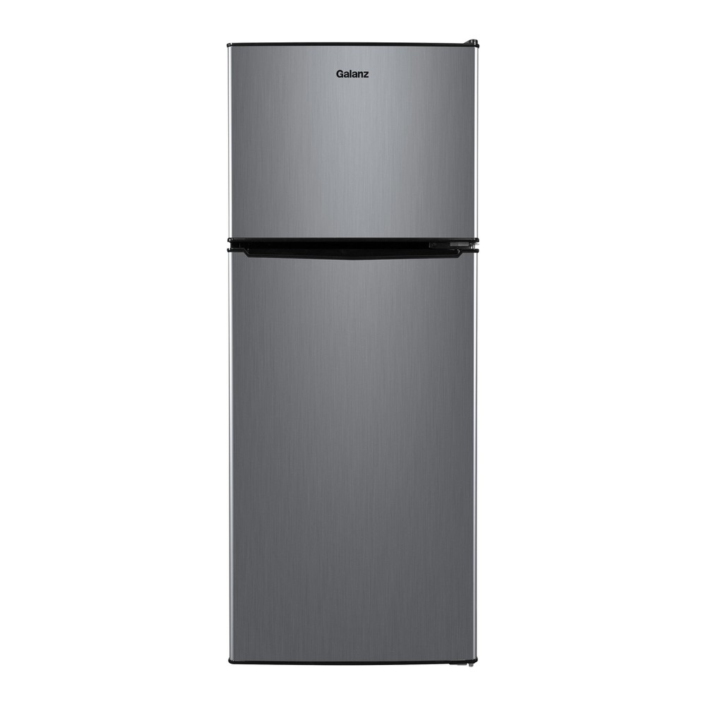 4.6 Cu Ft Stainless Steel Mini Fridge with Freezer—Compact, Energy-Efficient Ref