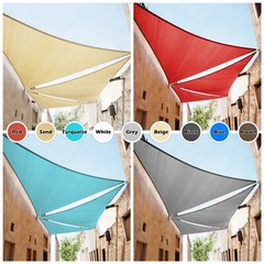 Right Triangle Sun Shade Sail Fabric Garden Patio Pool Awning Canopy Top