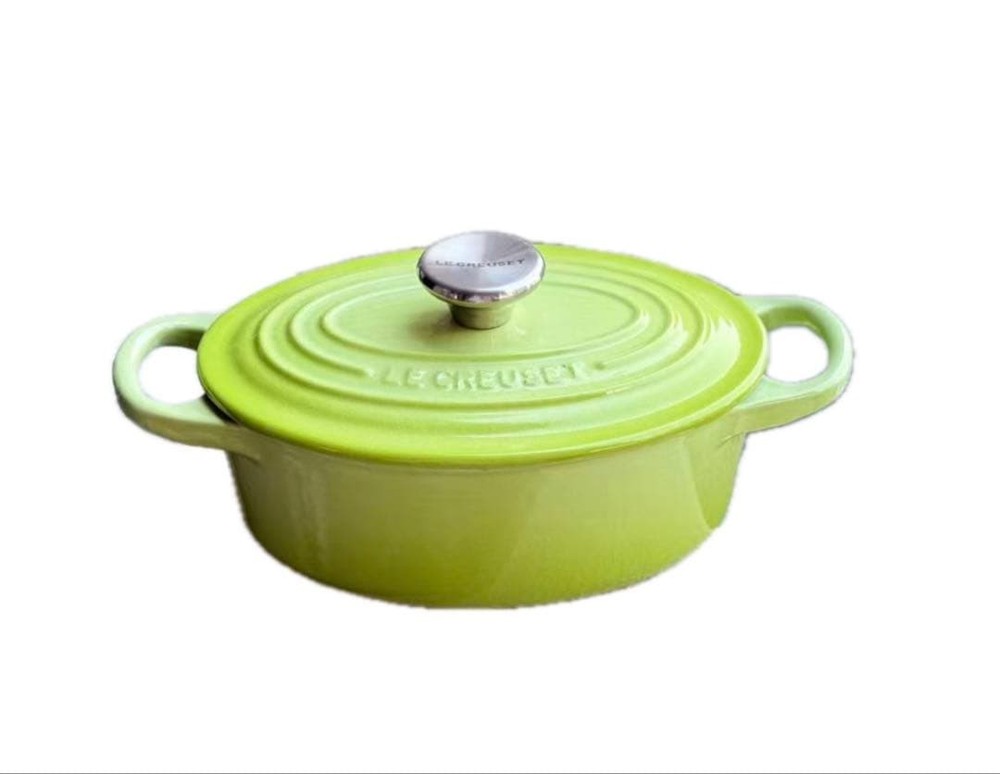 Le Creuset oval pot 17cm kiwi