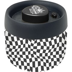 4.25in Checkerboard Dank Tank Vacuum Jar – 400ml Airtight Storage Container