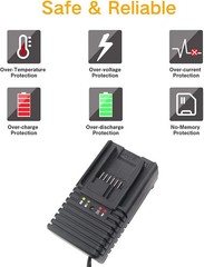 2PACK 8.0Ah For WORX 20V 8AH MAX Extend Lithium-Ion Battery WA3525 WA3575 WA3520
