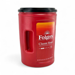 Folgers Classic Roast Medium Ground Coffee – 43.5 oz