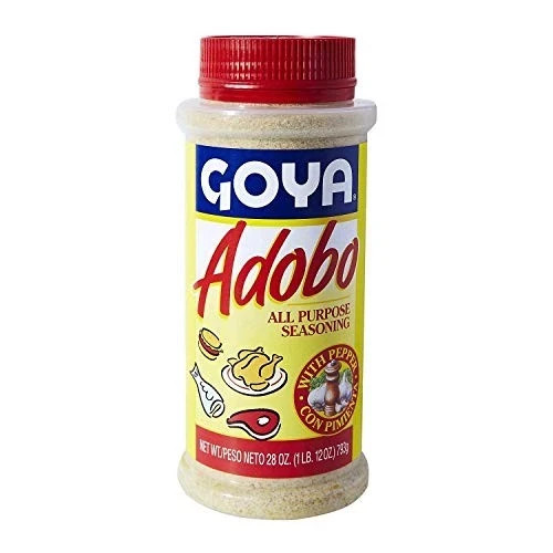 Goya Adobo All Purpose Seasoning with Pepper Extra Large 28 oz Shakeable Cani…