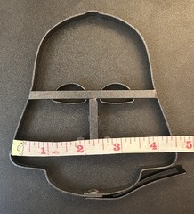 William Sonoma Non-Stick Metal Cookie Cutter Pancake Mold Darth Vader Star Wars