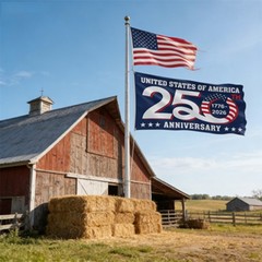 3x5Ft 1776-2026 250th Anniversary Flag USA 250 Years America 1-Side
