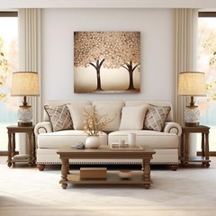 19.5″ Farmhouse Table Lamps Set of 2 w/ USB Ports Rustic Nightstand Bedroom