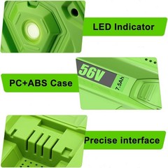 Genuine EGO POWER+ BA2800T 56V 7.5 Ah Lithium-ion Battery Upgrade Fuel Gauge
