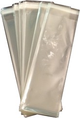 2.5″ x 8” inches Clear Long Food Safe Self-Sealing Adhesive Resealable