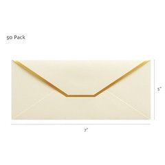 Money Envelopes – V-Flap Foil Border Luxury Gifting Money Envelopes 3 x 7 – P…