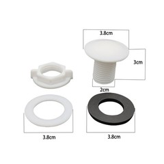 Slip-Proof Kitchen Sink Hole Cover for Faucet with Rubber and Plastic Material