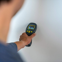 LCD Moisture Meter #MM8 – Leak and Humidity Detector – Pinless and Non-Invasive
