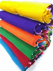 Artisan Falsa Mexican Blanket Saltillo Serape Yoga Throw Made in Mexico X-Large