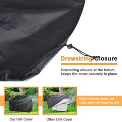 Heavy Duty BBQ Gas Grill Cover Waterproof UV Protection for Weber Spirit Series