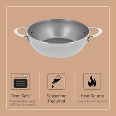 De Buyer Mineral B Element Country Frying Pan, 12.5 inch. 3011245654320