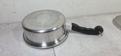 Saladmaster 2qt 3 Pc Double Boiler Tri-Clad 18-8 Stainless Steel Saucepan W/ Lid