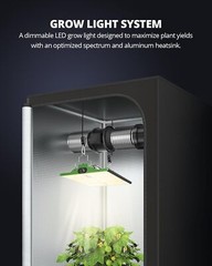 VIPARSPECTRA P2000 LED Grow Light Full Spectrum for Indoor Plants Veg Bloom IR