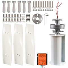 3KW 48V Wind Power Turbine Generator Kit MPPT Controller Home Farm Boat Windmill