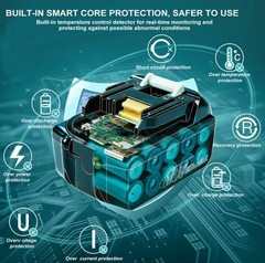 PACK For Makita 18 Volt 8.0Ah LXT Li-Ion Battery BL1860B BL1830 BL1850 / Charger