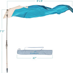Shade – the Ultimate Wind-Driven Beach Umbrella, Effortless to Set Up, Lightweig