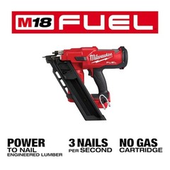 Milwaukee Tool 2745-20 M18 Fuel 30-Degree Framing Nailer (Tool Only)