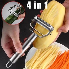 Stainless Steel Vegetable Peeler Julienne Slicer Kitchen Tool for Fruit & Potato