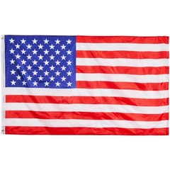 VEVOR 25FT Telescopic Flagpole Kit Heavy Duty Aluminum Flag Pole American Silver