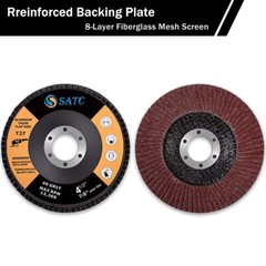 10 PACK 4.5 Inch Flap Disc 4-1/2″ 80 Grit Angle Grinder Sanding Grinding Wheel