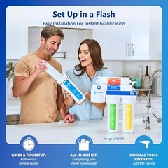 5 Stage Home Drinking Reverse Osmosis System PLUS Extra 4 Express Water Filters