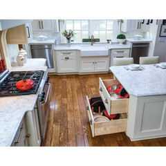0.62 In. H X 24.25 In. W X 21.25 In. D Small Wood Peg Board Drawer Insert
