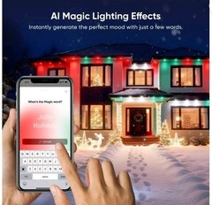 New Nanoleaf Smart Multicolor Permanent Outdoor Lights Smarter Starter Kit 100ft