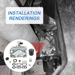 Carburetor for Kawasaki FH641V FH661V FH721V FX850V FH601V FX801V with 49065-072