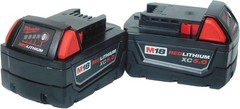 Milwaukee OEM M18 XC 5.0 AH 18 Volt Capacity Battery 2 PK 48-11-1852 New/Sealed
