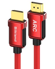 Silkland 4K HDMI ARC Cable for Soundbar, 4K 60Hz HDMI 2.0 Cable 6.6ft, (18Gbps,