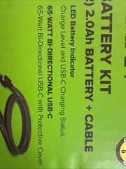 NEW Greenworks 24v 2PACK With C Cable battery Pack – Free Fast Ship