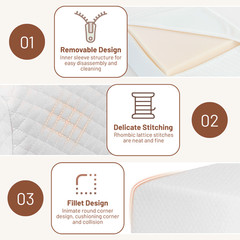 Gel Memory Foam Medium-Firm Mattress, CertiPUR-US Certified, Mattress in Box