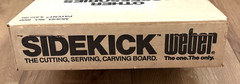 Vtg Weber Sidekick 1800 Maple Cutting Carving Board For 18.5″ or 22.5″ Kettle