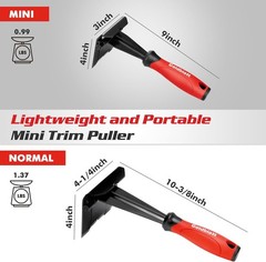 Goldblatt Trim Puller Removal Multi-Tool for Flooring Baseboard Molding Removals