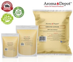 Ground Ginger Root Powder Up to 20 lbs Natural Raw Jengibre Non-GMO Kosher Bulk