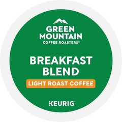 Green Mountain Coffee Breakfast Blend, Keurig K-Cup Pod, Light Roast, 96 Count