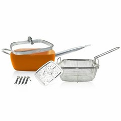 Simple & Co Oven Safe 20 Pieces Copper Infused Ceramic Nonstick Cookware Set